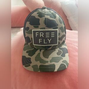 FREE FLY Camouflage Trucker Hat